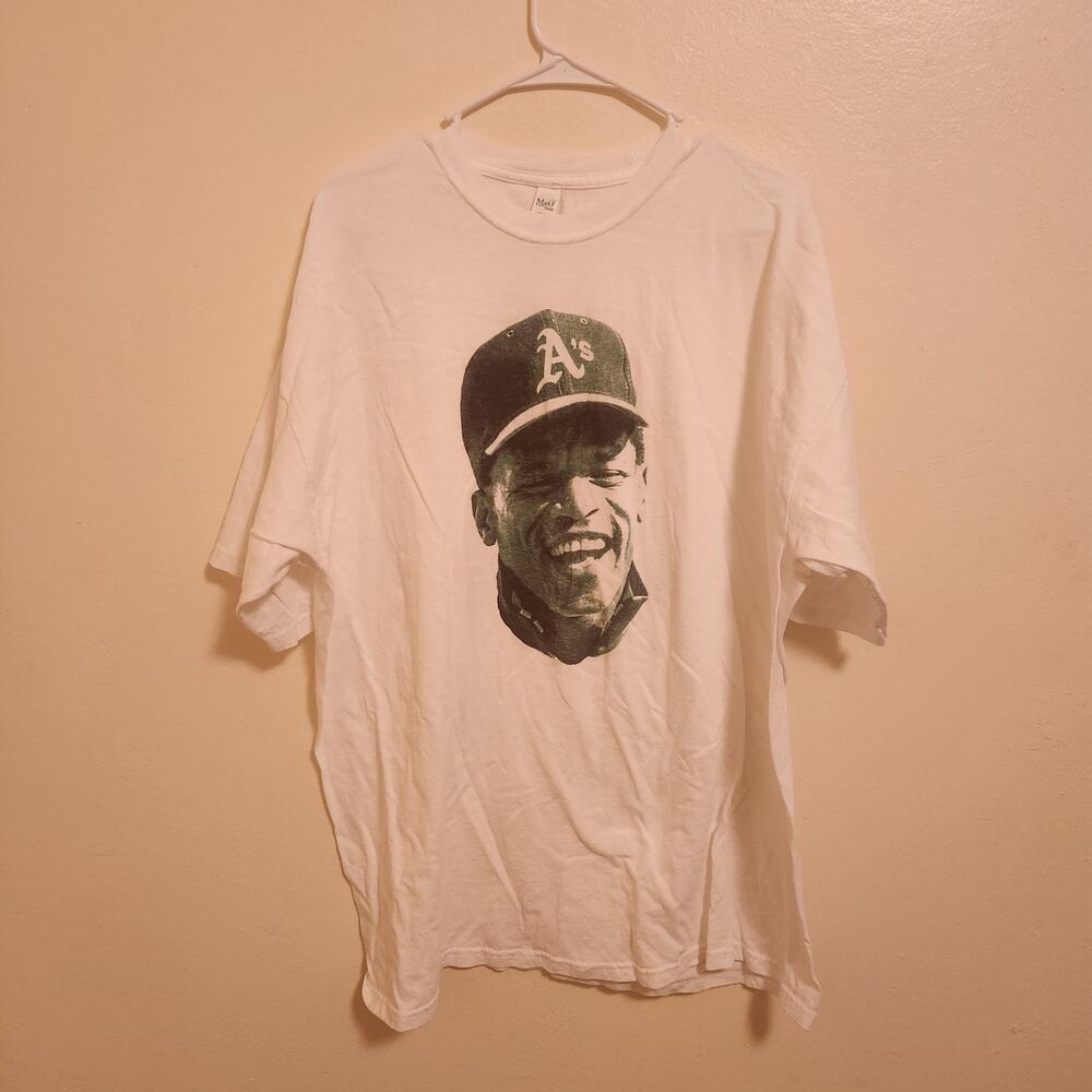 Ricky Henderson Oakland A's T Shirt size XXL
